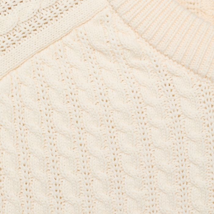 Textured Knitted Crew Neck Sweater®