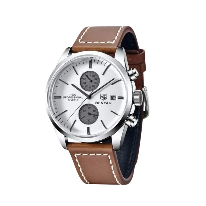 Relógio Masculino de Couro Classic Drovic®