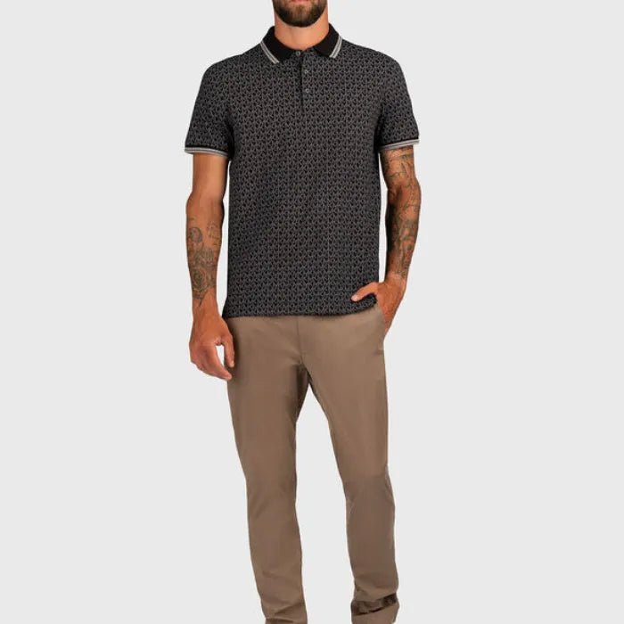 Essential Graphite Marl Piqué Polo®