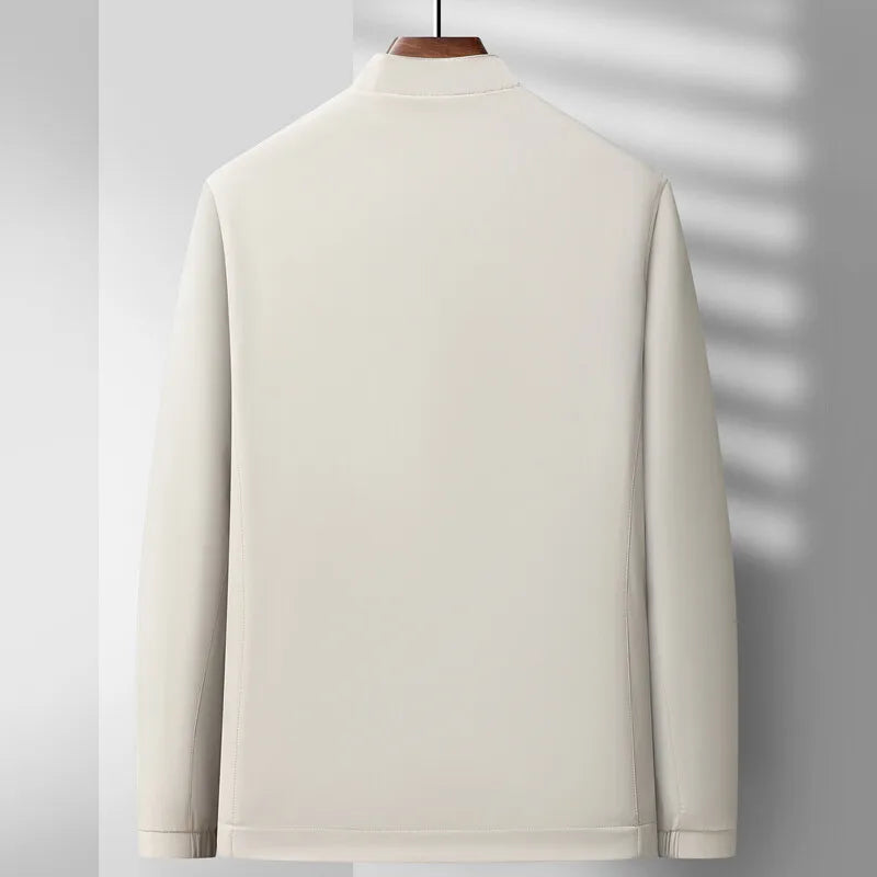 Alessandro Veneti Classic Zipper Bomber Jacket