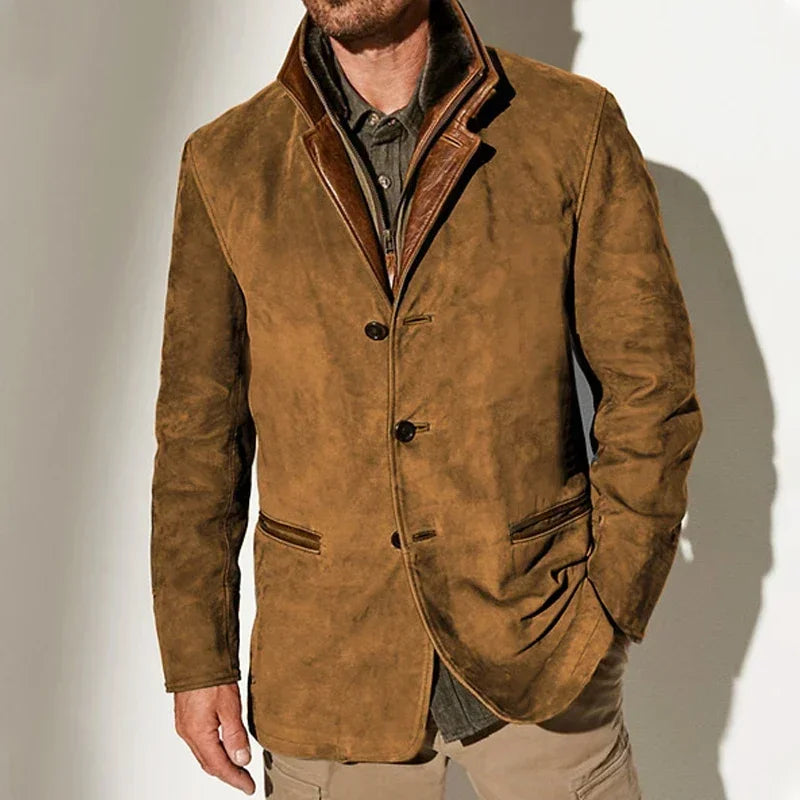 Alessandro Veneti Vintage Suede Coat