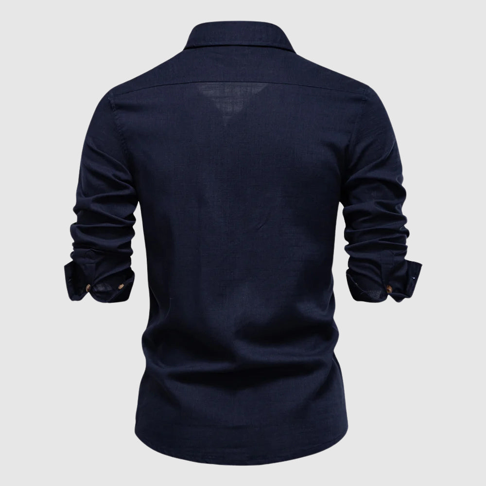 François Blanchet Horizon Linen Shirt