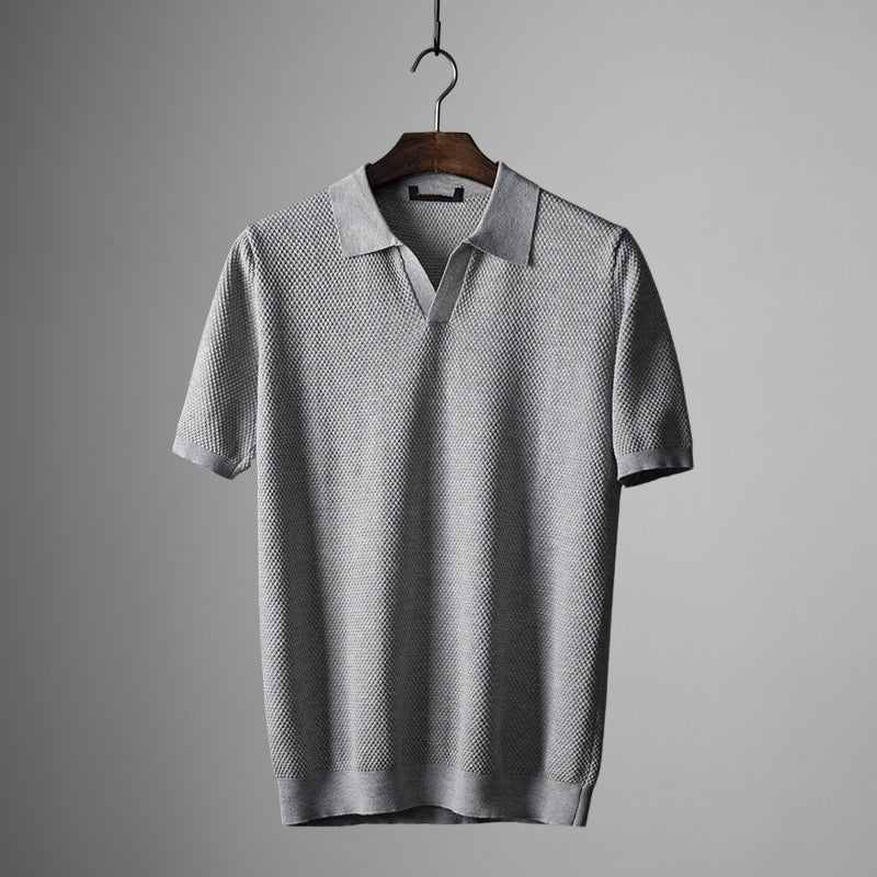 Lorenzo Vitali Mesh Polo Shirt