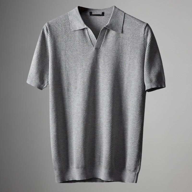 Lorenzo Vitali Mesh Polo Shirt