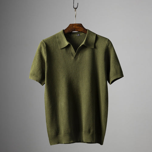 Lorenzo Vitali Mesh Polo Shirt