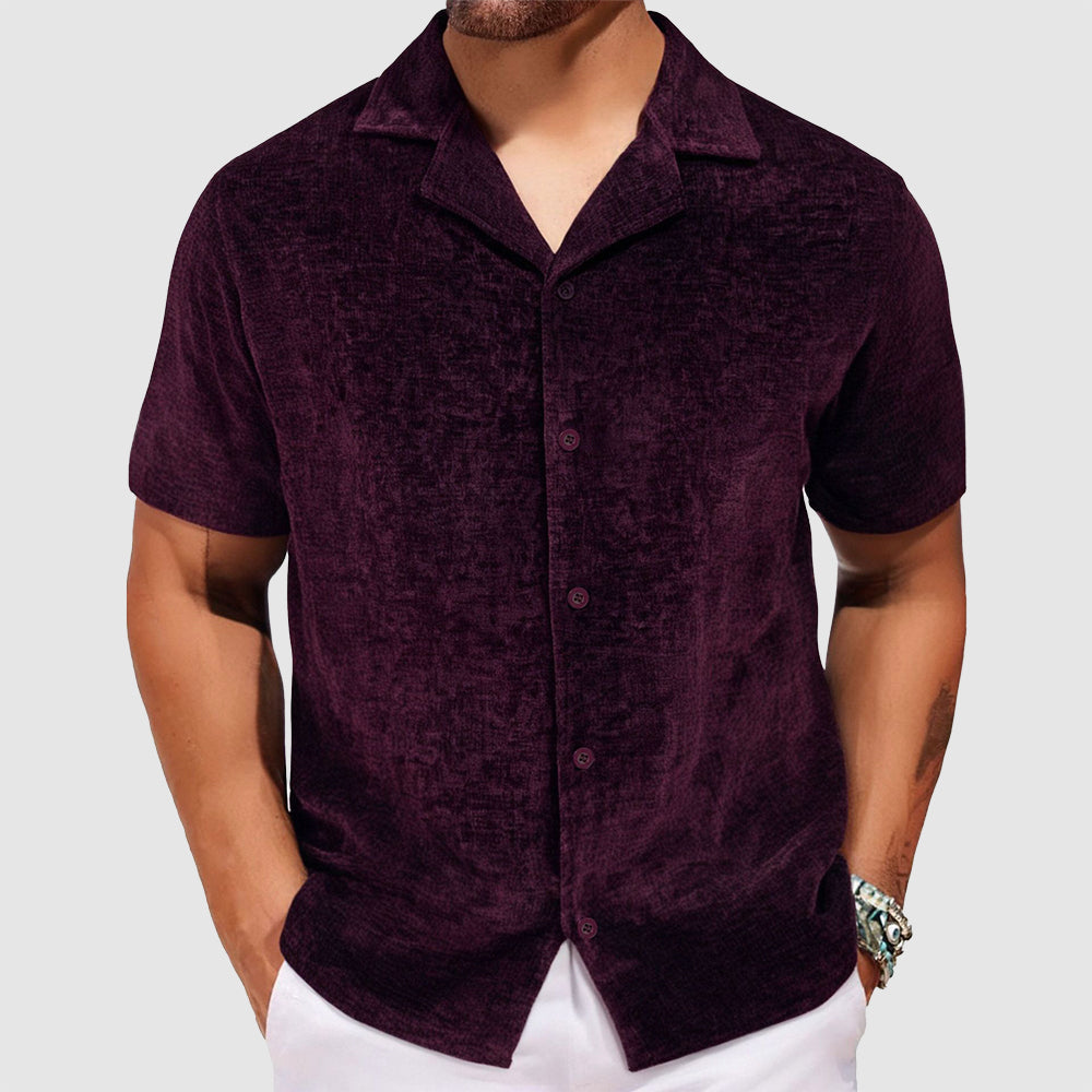 Lorenzo Vitali Velvet Retro Shirt