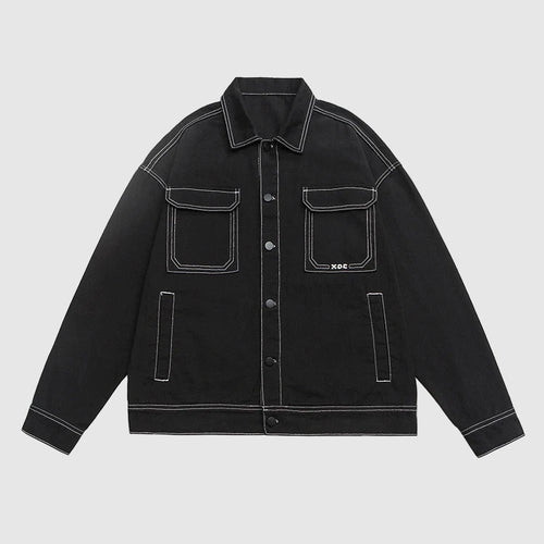 Lorenzo Vitali Retro Baggy Denim Jacket