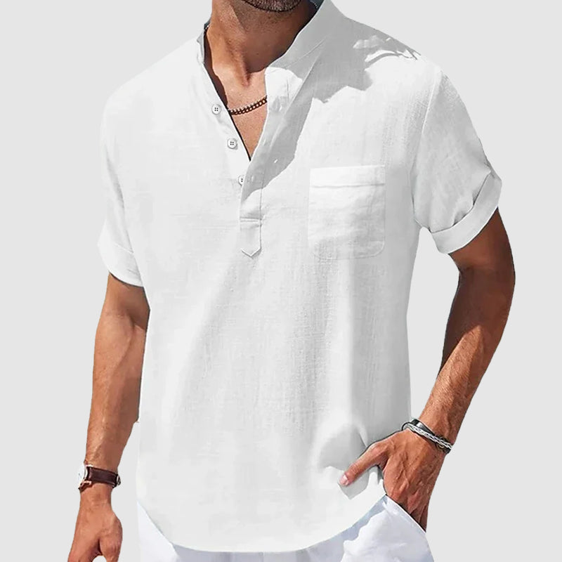 Roberto Russo Sunwalk Henley Shirt
