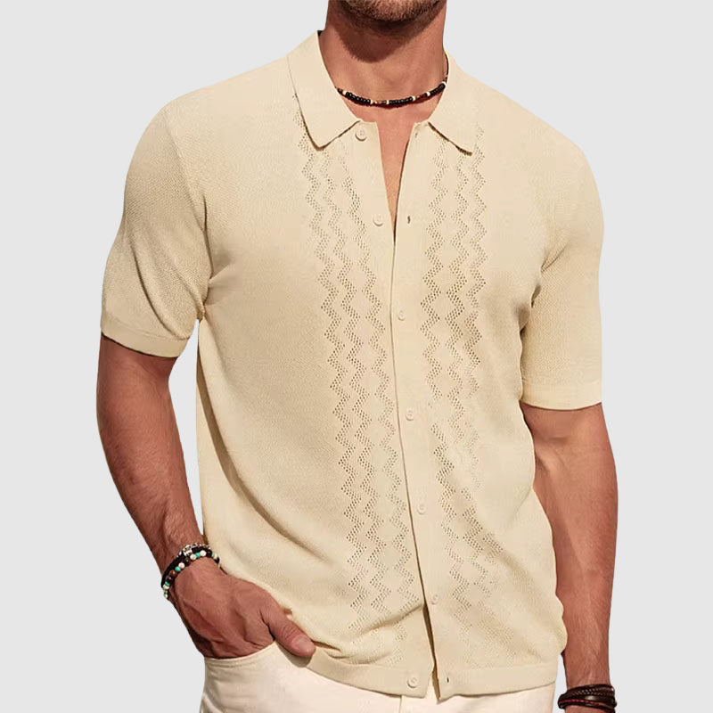 Roberto Russo Summer Knitted Shirt