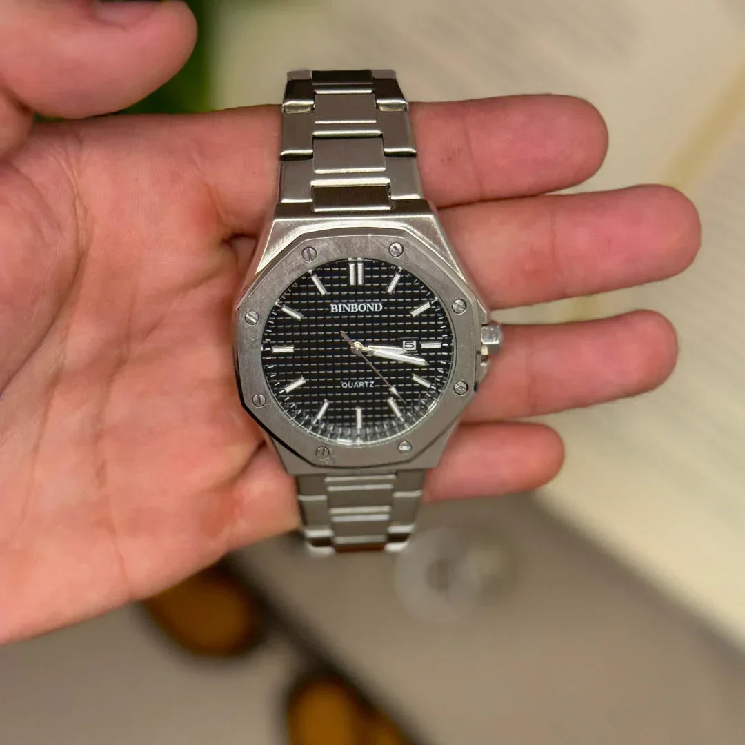 Relógio Masculino Prata Blind Drovic®