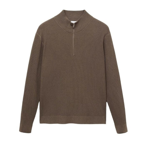 Men’s High Neck Zip Sweater®