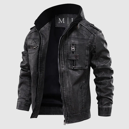 Alessandro Veneti Midnight Biker Jacket