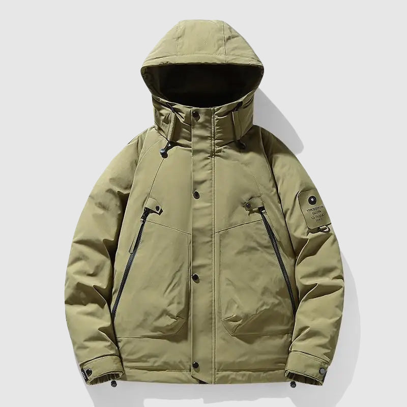 Detachable Hood Down-Filled Men Jacket