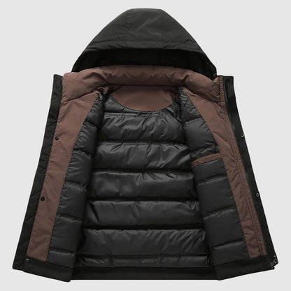 Detachable Hood Down-Filled Men Jacket