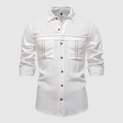 François Blanchet Horizon Linen Shirt