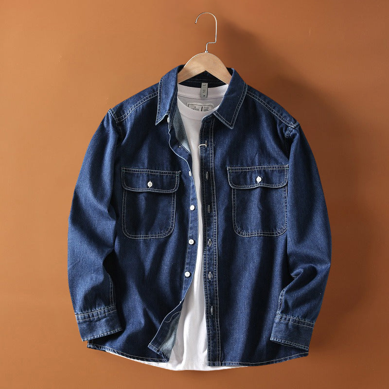 François Blanchet Retro Denim Shirt