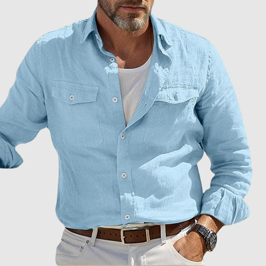 Lorenzo Vitali Coastal Linen Shirt
