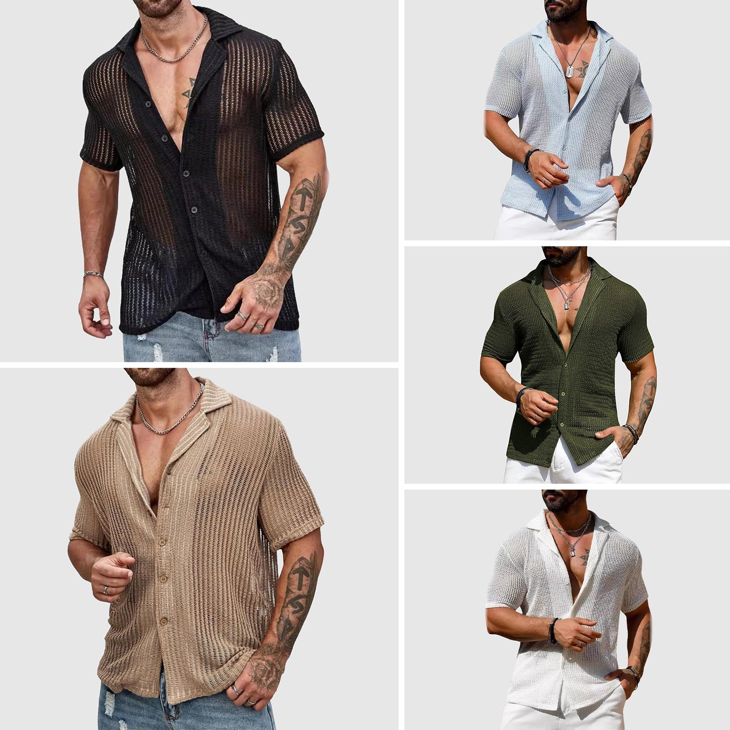 Lorenzo Vitali Hollow Knit Shirt