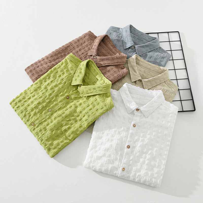 Lorenzo Vitali Lido Textured Shirt