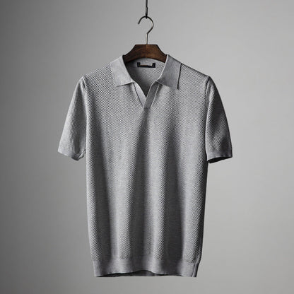 Lorenzo Vitali Mesh Polo Shirt