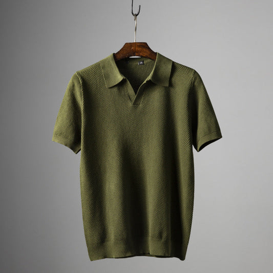 Lorenzo Vitali Mesh Polo Shirt