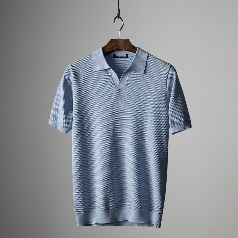 Lorenzo Vitali Mesh Polo Shirt
