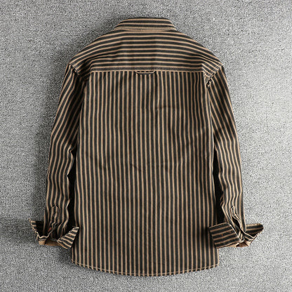 Lorenzo Vitali Vintage Stripe Buttoned Shirt