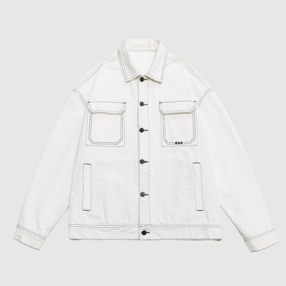 Lorenzo Vitali Retro Baggy Denim Jacket