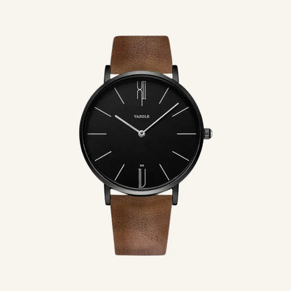 Relógio de Couro Old Money Drovic®