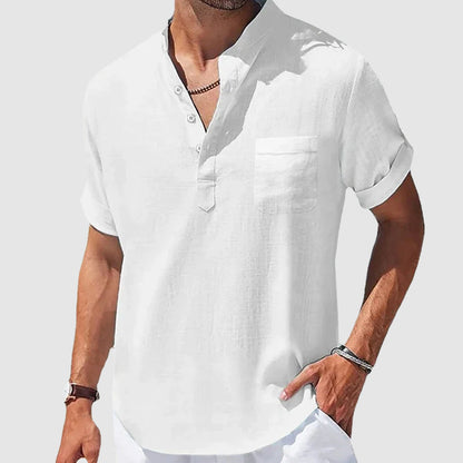 Roberto Russo Sunwalk Henley Shirt