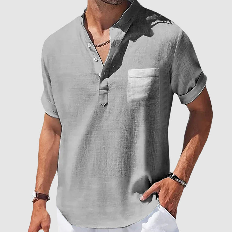 Roberto Russo Sunwalk Henley Shirt