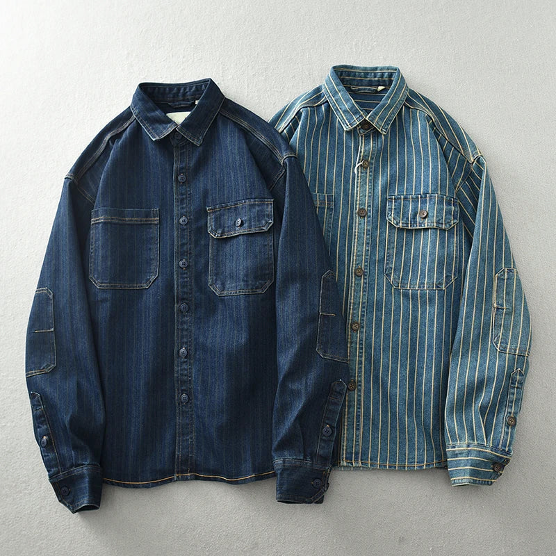 Vintage Denim Shirt by Roberto Russo