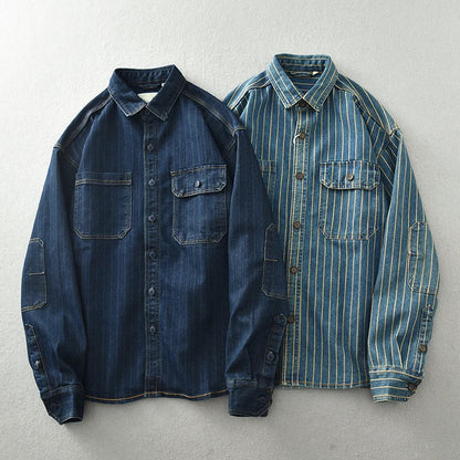 Vintage Denim Shirt by Roberto Russo